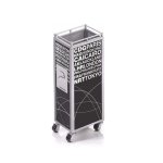 Pen And Stationery Holder MINI Trolley - Black