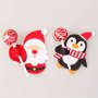 50PCS Christmas Candy Gift Tags - Santa & Penguin Designs Paper Lollipop Holders For Holiday Party Favors And Decorations