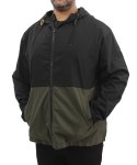 Mens Colourblock Jacket - 8XL Blk oliv