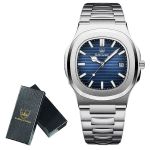 Men's Silver-blue Quartz Watch - Classic Everyday Style
