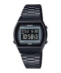 Casio Vintage Unisex Black Stainless Steel Strap Watch - B640WBG-1BDF