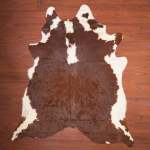 Aa Grade Cow Hide 432 Brown white XXL - Extra Extra Large Brown white Panelled