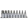 9PC 1/2INCH Drive Hex Bit Socket Set