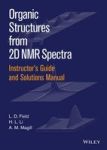 Organic Structures From 2d Nmr Spectra - Instructor' S Guide And Solutions Manual Paperback
