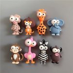 8PCS Refrigerator Magnets Cartoon Fridge Magnets Cute Decorative Magnets Personalized Fridge Magnet For Kitchen Office Whiteboar