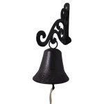 Antique Doorbell With Wall Mount Black