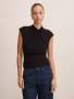 Trinity Twist High Neck Top - 16 / Black