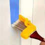 1PC Lightweight Paint Brush With Wooden Handle - Portable Easy-clean For Walls & Ceilings 3.81CM Plastic Fiber Bristles