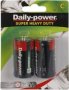 Super Heavy Duty Battery Size C Card Of 2 Pack Of 12