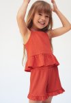 Pull-on Shorts - Orange