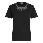 Embellished T-Shirt -black