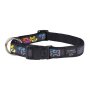 Rogz Fancy Dress Extra Large 25MM Armed Response Dog Collar Multi Bone Design Waggs Pet Shop