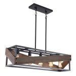Odessa Wooden Chandelier
