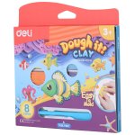 ED75120 Plasticine 8 Colors Net Weight: 240G Asst. – 6935205388438