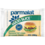 Maxi Slice Cheddar Flavoured Full Cream Processed Cheese Slices 200G