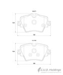 Stone Brake Pad Set Front – W o Sensor SP10005