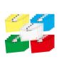 PCF-A4-100 180MICRON High Quality A4 Carry Folders Assorted COLOURS-PACK100