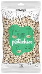 Oh Mega Pistachio Roasted And Salted 1KG