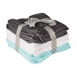 Face Cloth 30X30CM Popcorn Grey 6PC