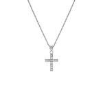 Sterling Silver Cubic Zirconia Cross Pendant