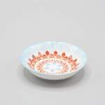 Soya Dipping Bowl - Sky Blue Orange