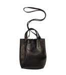 Embossed Star Leather Bag - Black Free