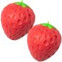 Strawberry Squishy Sensory Fidget Slow Rising Stress Ball Squeeze Toy 2PCS