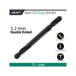 Alpen Hss Super Drill Bit Double Ended 5.2 Mm Pouched ALP321052 1