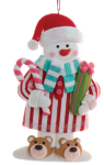 Claydough Snowman In Pajama