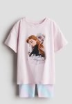 2-PIECE Printed Set - Light Pink Frozen