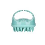 Shampoo Brush Hair Scalp Massager - Silicone Wet Dry Hair Shampoo Brush - Green