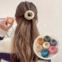 1PC Ball Bird Nest Hair Clip Hair Claw Clips Hair Accessories Lazy Hairpin Plate Hair Tie High Ponytail Fixed Grab Clip Fashion Hair Tie