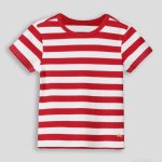 GIRLS Ribbed Tee - 10 Red