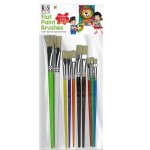 Flat Paint Brush Set Rgs