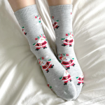 Festive Christmas Socks Assorted Designs - Believe