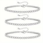 Stunning 4.4 Carat Moissanite Tennis Bracelet - Perfect For Birthdays Anniversaries & Special Occasions