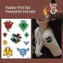 Harry Potter Slytherin Temporary Tattoo Sticker - Waterproof Long-lasting & Fade-resistant Pvc Design For Daily Wear