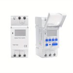 1PC THC15A Weekly Programmable Timer Switch Relay Electronic Switch Dc Ac 12V 24V 110V 220V Electronic Weekly Digital Timer