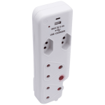 4-WAY Medium Surge Adaptor With Type-c + USB