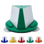 Magnetic Roof Toppers Suction Cup Car Top Hats Set Of 10 With Dry Erase Panels Double Adsorption Dual Use Magnetic Car Top Hat G