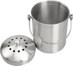 Stainless Steel Odorless 5L Compost Bin