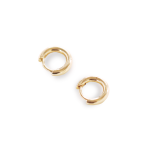 Signature Sleepers In Yellow Gold - Large - 15MM
