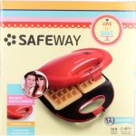 Safeway Waffle Maker in Red