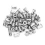 150 Pieces Zinc-plated Rivet Nuts Carbon Steel