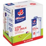 Clover Long Life Low Fat Milk 6 X 1L