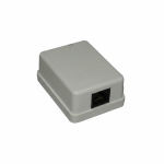 Linkqnet RJ45 CAT6 Single Wall Mount Surface Box