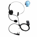 Zartek GE-272 Single-muff Ptt Headset With Boom Microphone