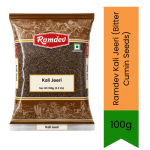 Kali Jeeri Bitter Cumin Seeds 100G - Premium Pure Whole Black Caraway Seeds For Ayurvedic Remedies & Wellness Delivers Authentic