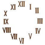 Roman Clock Numbers 1-12 Laser Cut Supawood 25MM