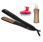 Silver Bullet White Heat Gold Soft Touch Titanium Straightener 38MM Plate & Primer